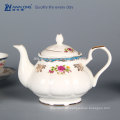 15pcs Plain Style Western Design Tee Kaffee Zucker Kanister Set, Fine Bone China Arabisch Kaffeetasse Set